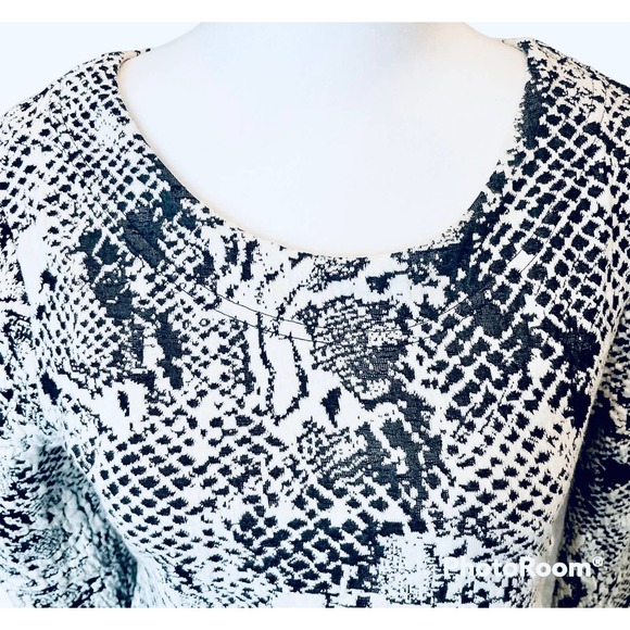 RD Style White and Black Dress/Top - Picture 7 of 11